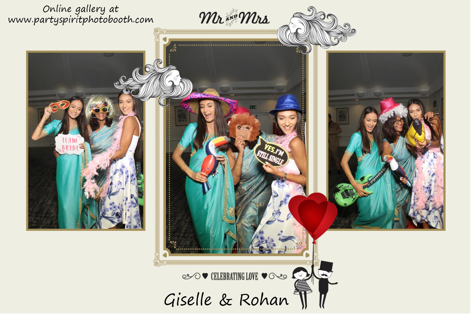 Giselle and Rohan's Wedding | View more photos from the event at gallery.partyspiritphotobooth.com/u/PartySpiritPhotoBooth/Giselle-and-Rohans-Wedding
